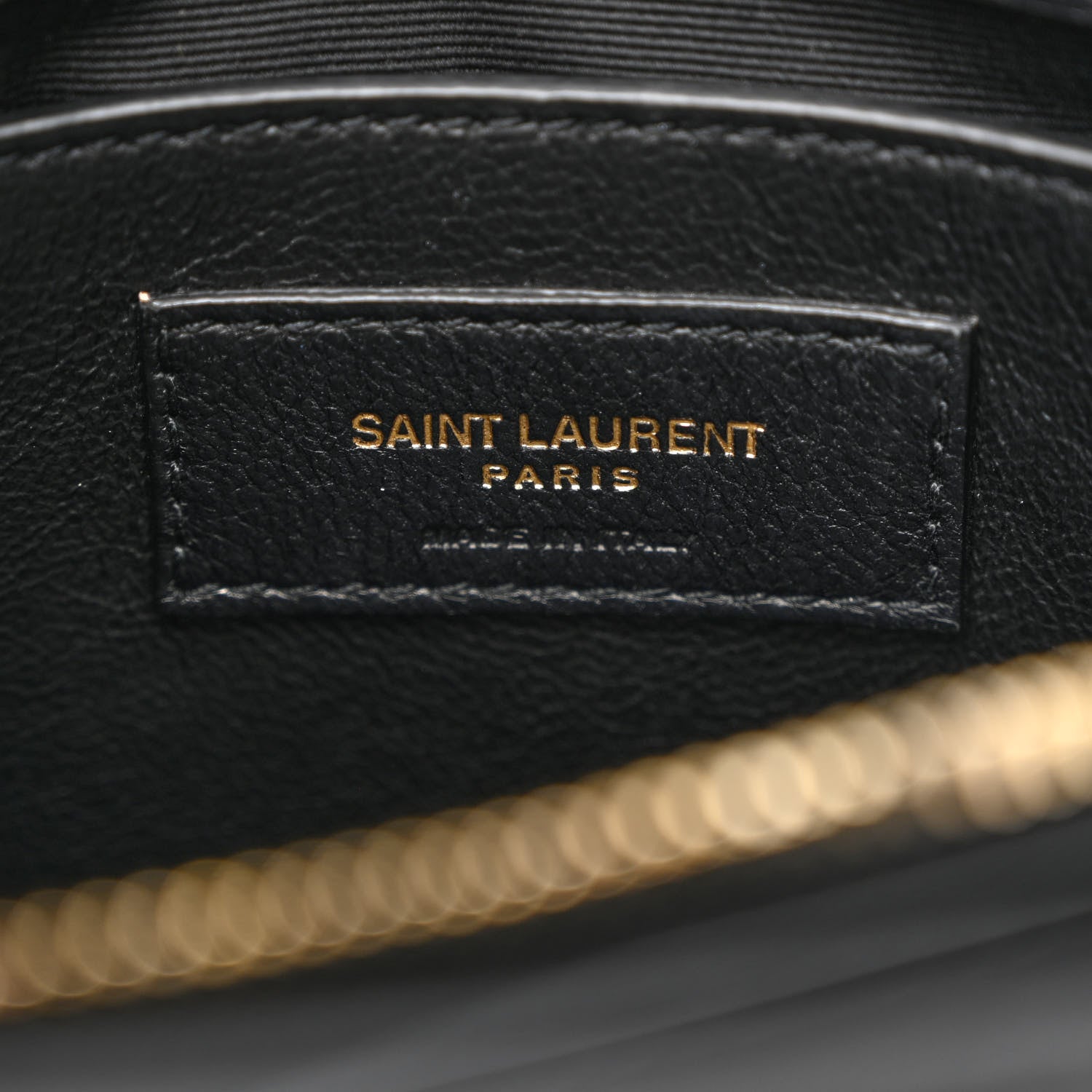 Saint Laurent Calfskin Y Quilted Monogram Small Loulou Chain Satchel Black 6 of 12