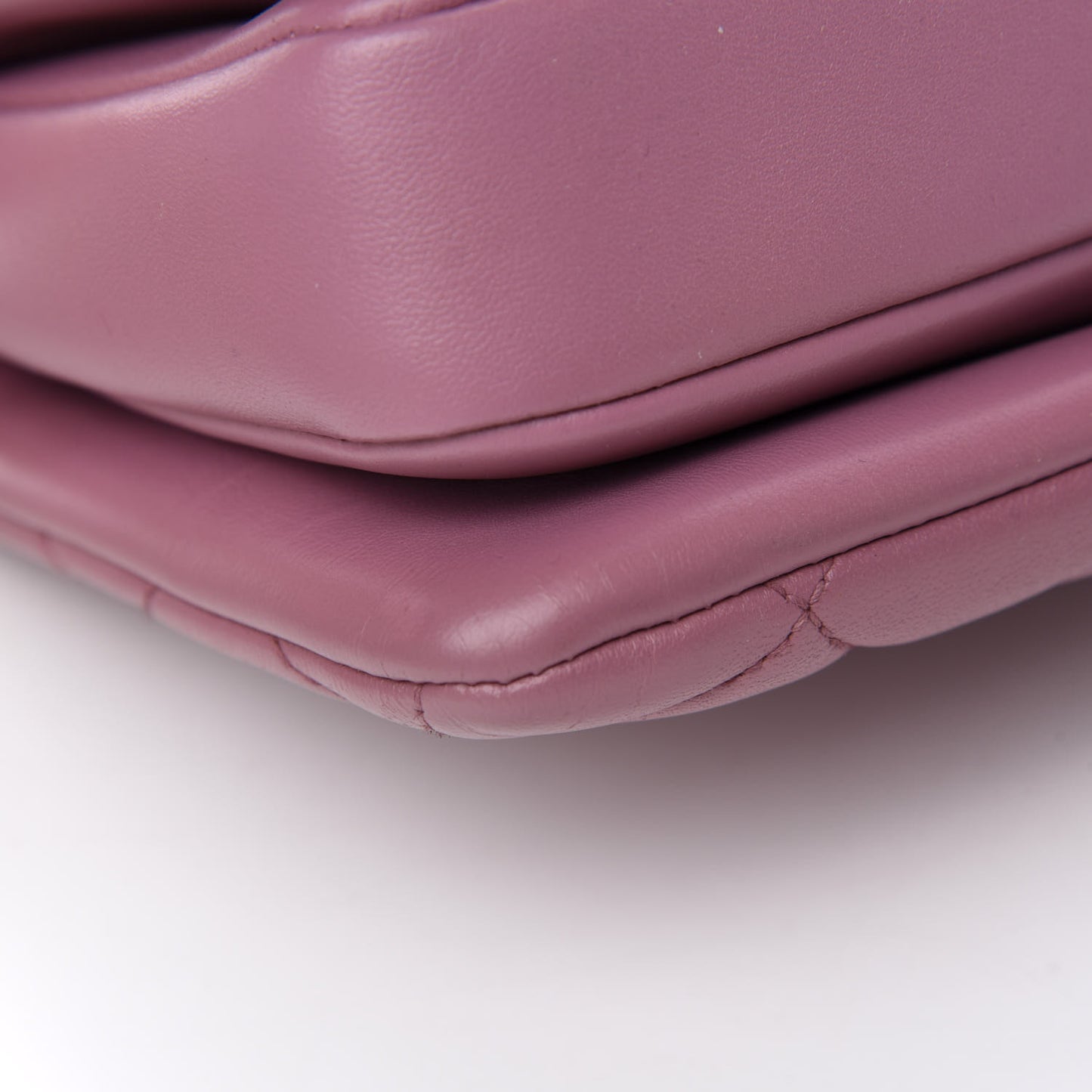 Lambskin Quilted Small Trendy CC Dual Handle Flap Bag Purple