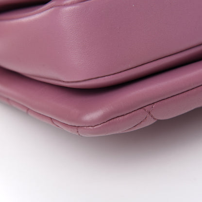 Chanel Lambskin Quilted Small Trendy CC Dual Handle Flap Bag Purple 9 of 13