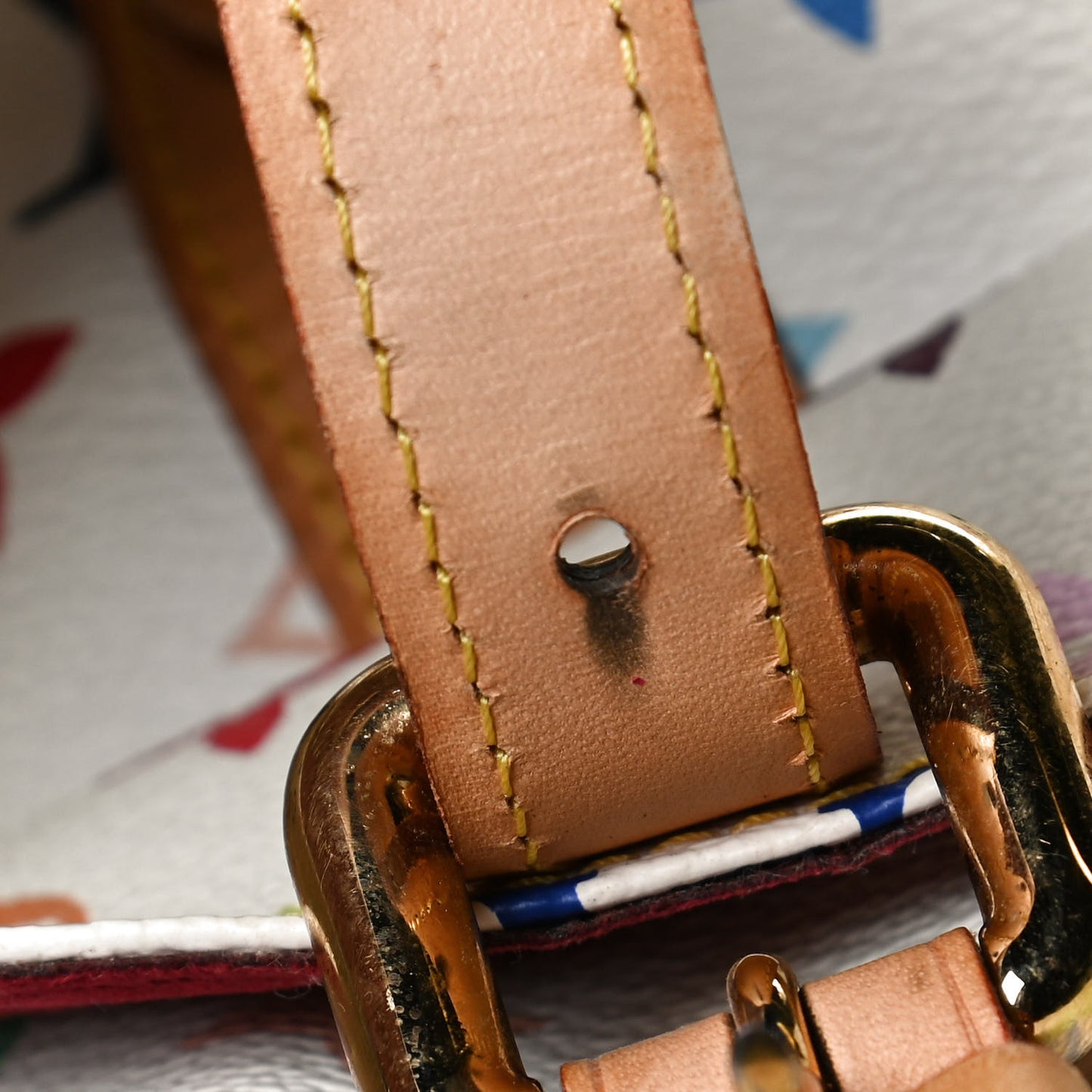 Monogram Multicolor Petit Noe White