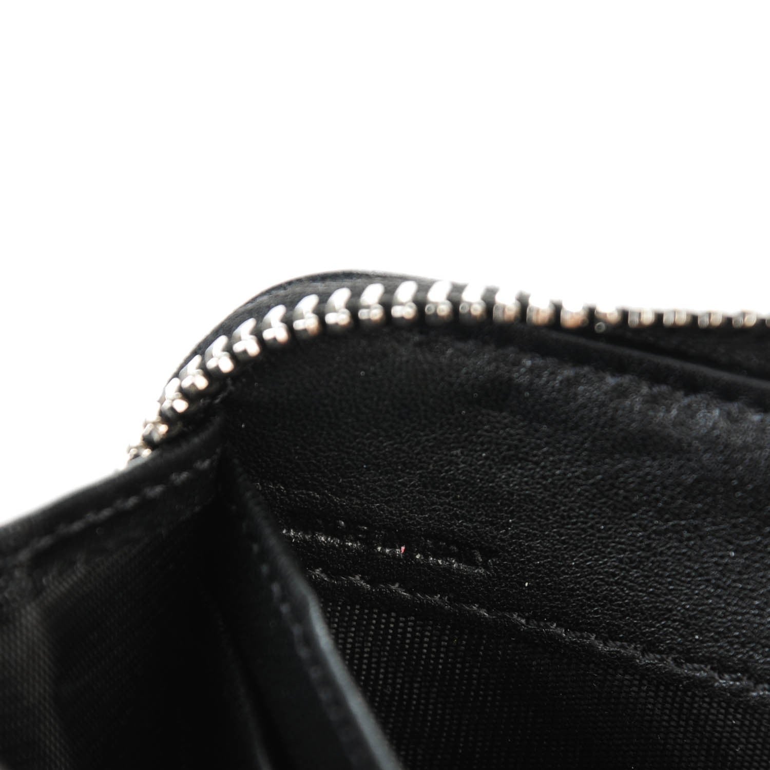 Givenchy Sugar Goatskin Pandora Zip Around Wallet Black 8 of 8