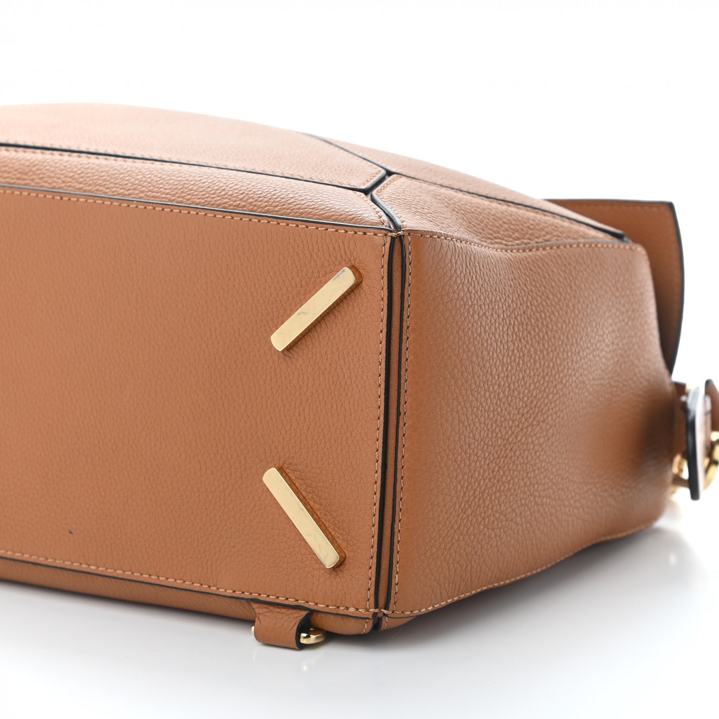 Calfskin Medium Puzzle Bag Tan