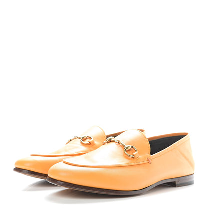 Gucci Lambskin Womens Brixton Horsebit Loafers 37 Crystal Copper 3 of 9