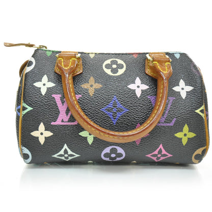 Louis Vuitton Monogram Multicolor Mini Sac HL Speedy Black 1 of 7
