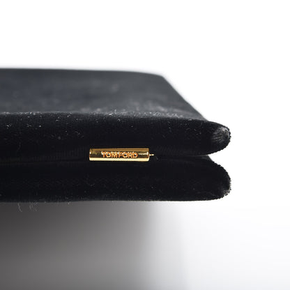 Tom Ford Velvet Flat Clutch Black 7 of 9