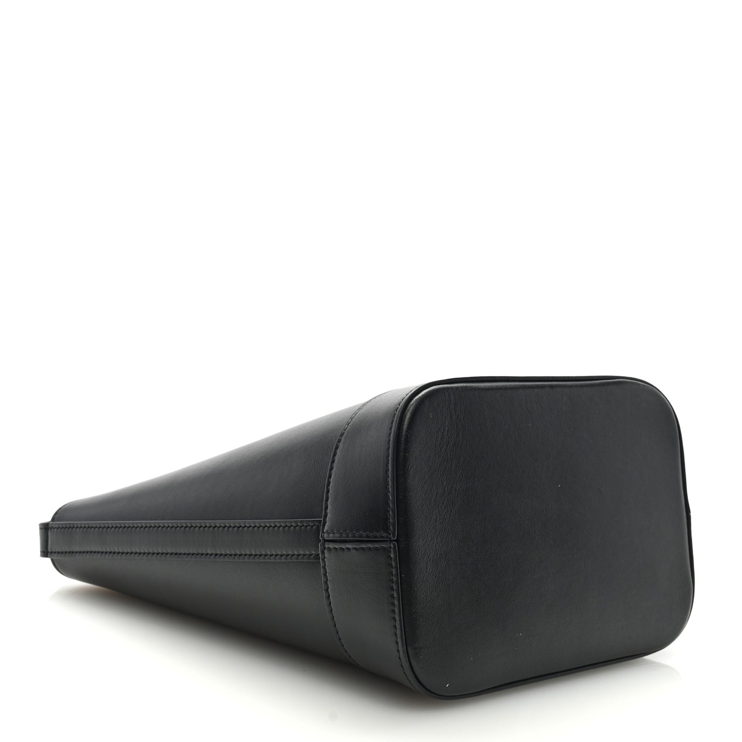 Smooth Calfskin Small Cuir Triomphe Bucket Bag Black