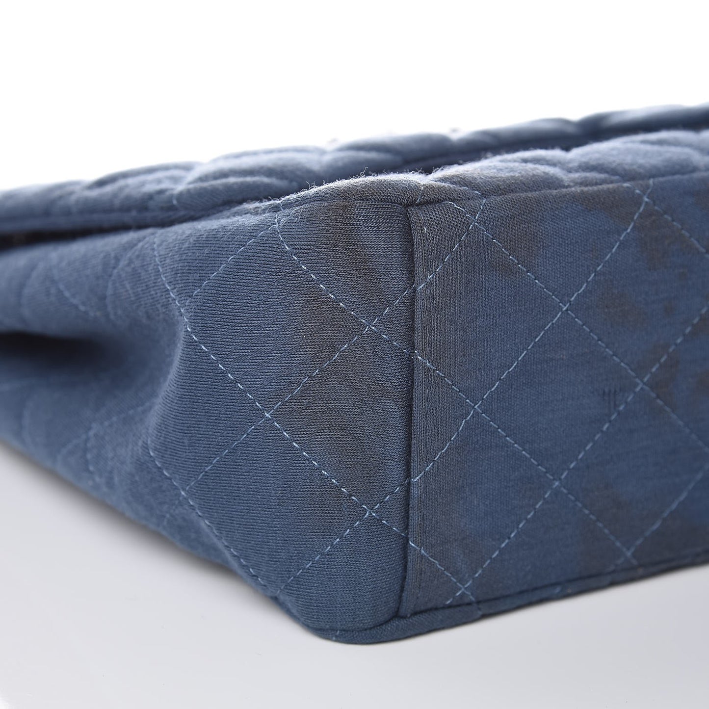 Jersey Quilted Maxi Single Flap Blue