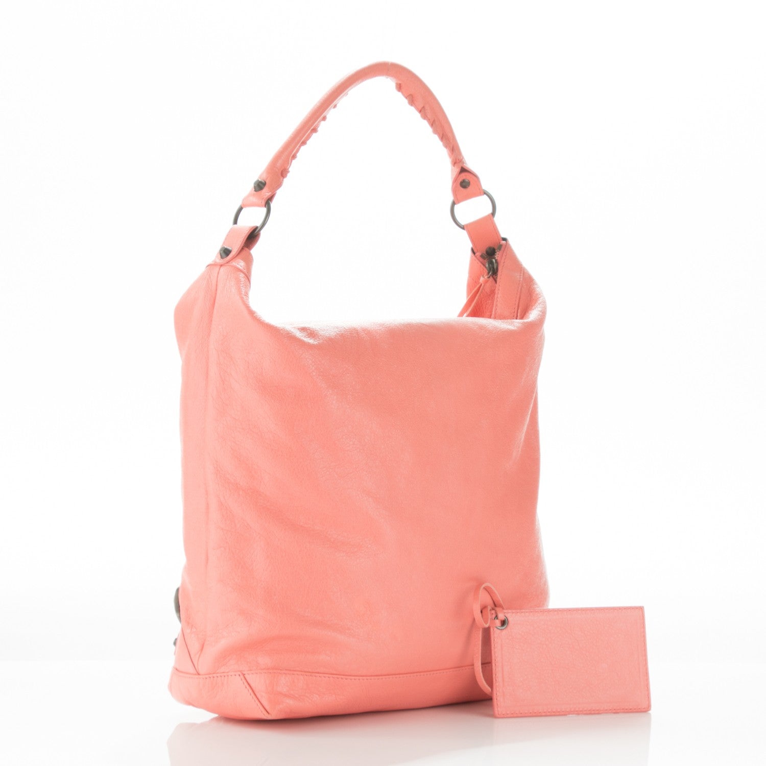 Balenciaga Agneau Classic Hardware Day Hobo Rose Azalee 3 of 8