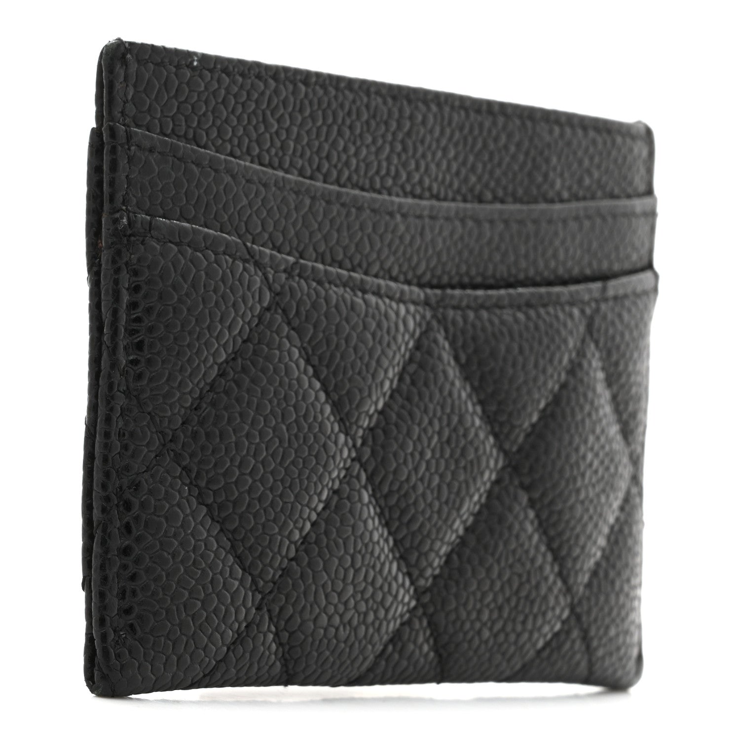 Chanel Caviar Quilted Card Holder Black 3 of 8