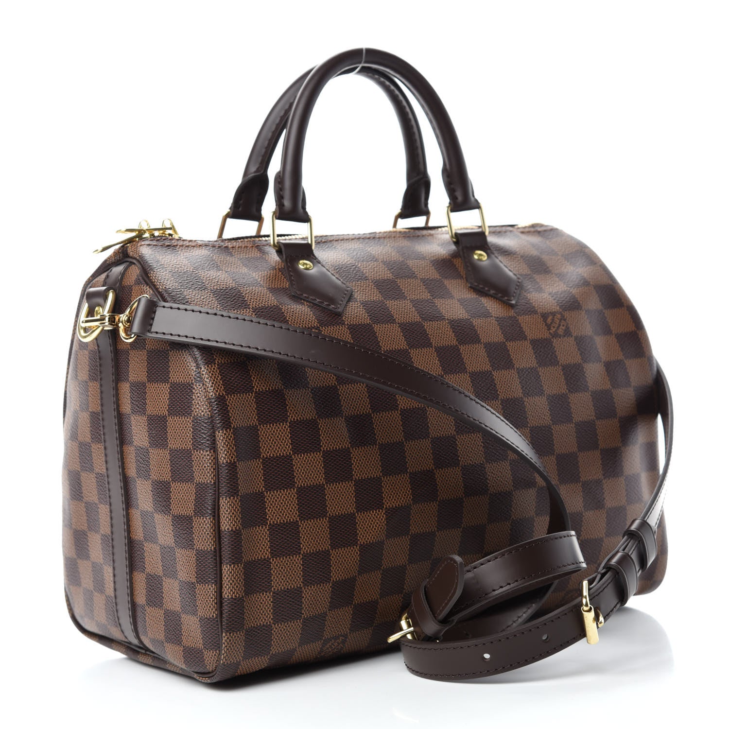 Louis Vuitton Damier Ebene Speedy Bandouliere 30 3 of 10