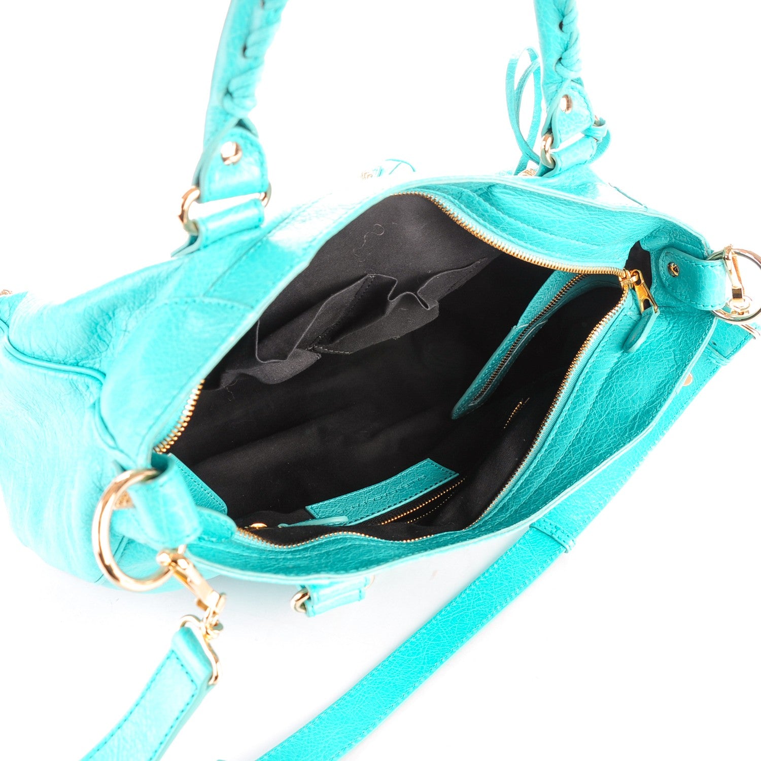 Balenciaga Agneau Giant 12 Gold Hardware Velo Bleu Tropical 5 of 7