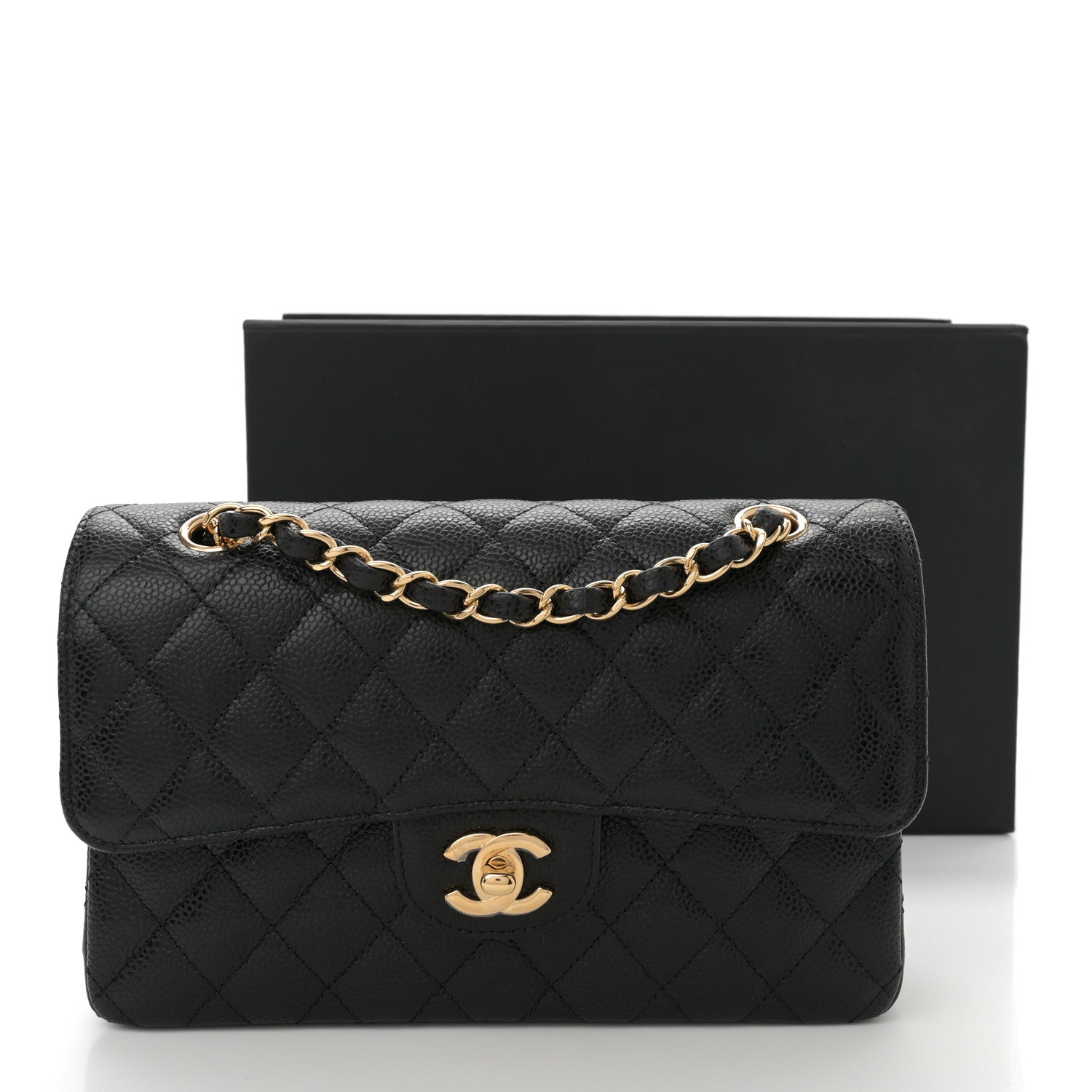 Chanel Caviar Quilted Small Double Flap Black 11 of 11