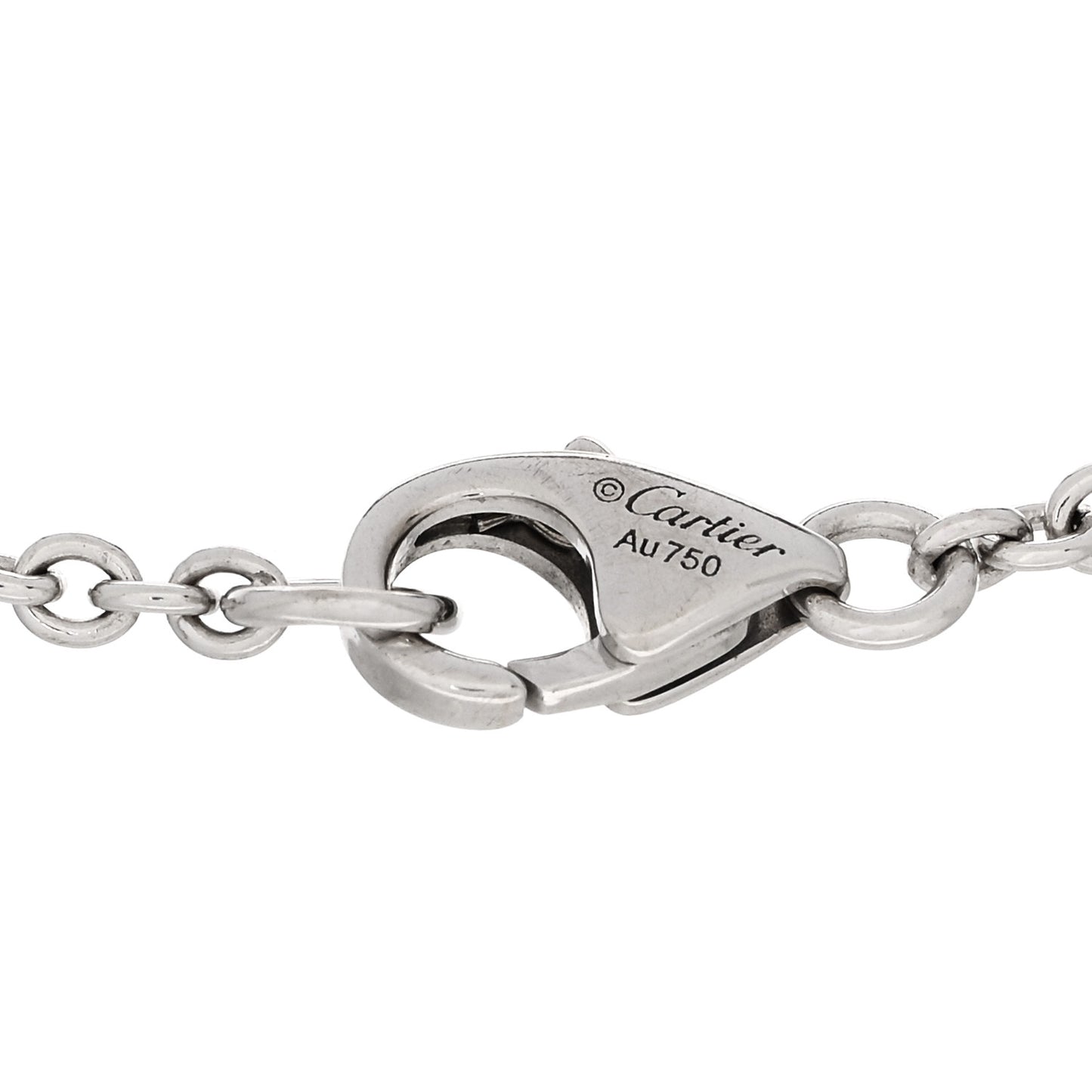 18K White Gold Interlocking LOVE Bracelet