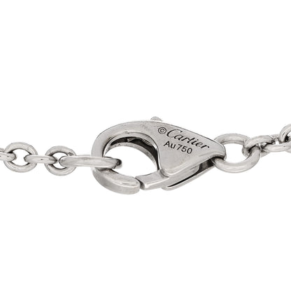 Cartier 18K White Gold Interlocking LOVE Bracelet 3 of 4