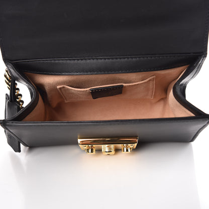 Gucci Calfskin Small Padlock Shoulder Bag Black 5 of 13