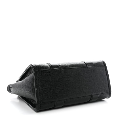 Marc Jacobs Grained Calfskin Small The Tote Bag Black 4 of 14