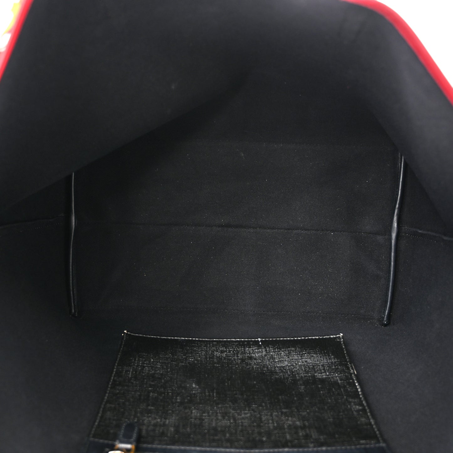 Coated Canvas Vintage 90's Logo Tote Black