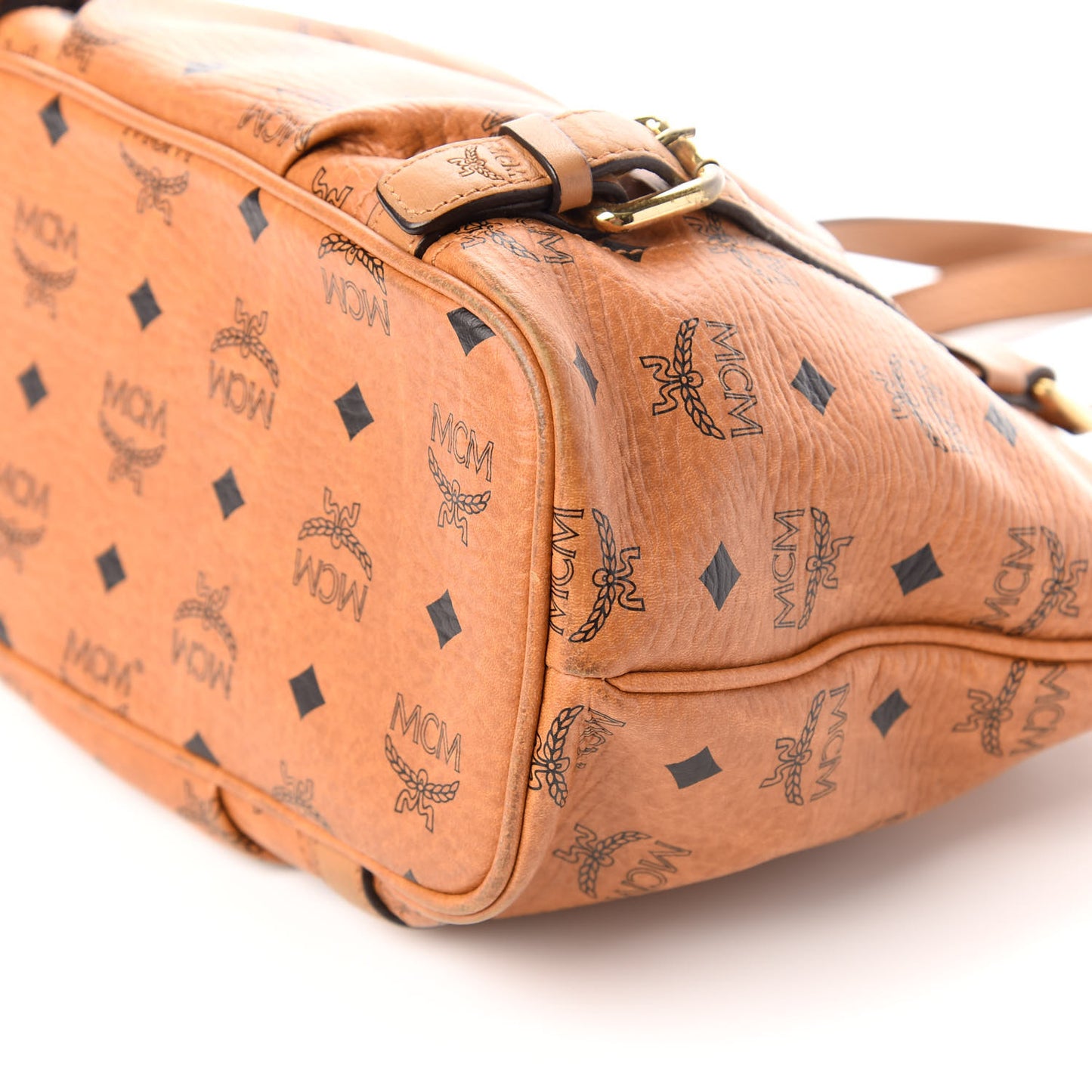 Visetos Medium Essentials Shopper Tote Cognac