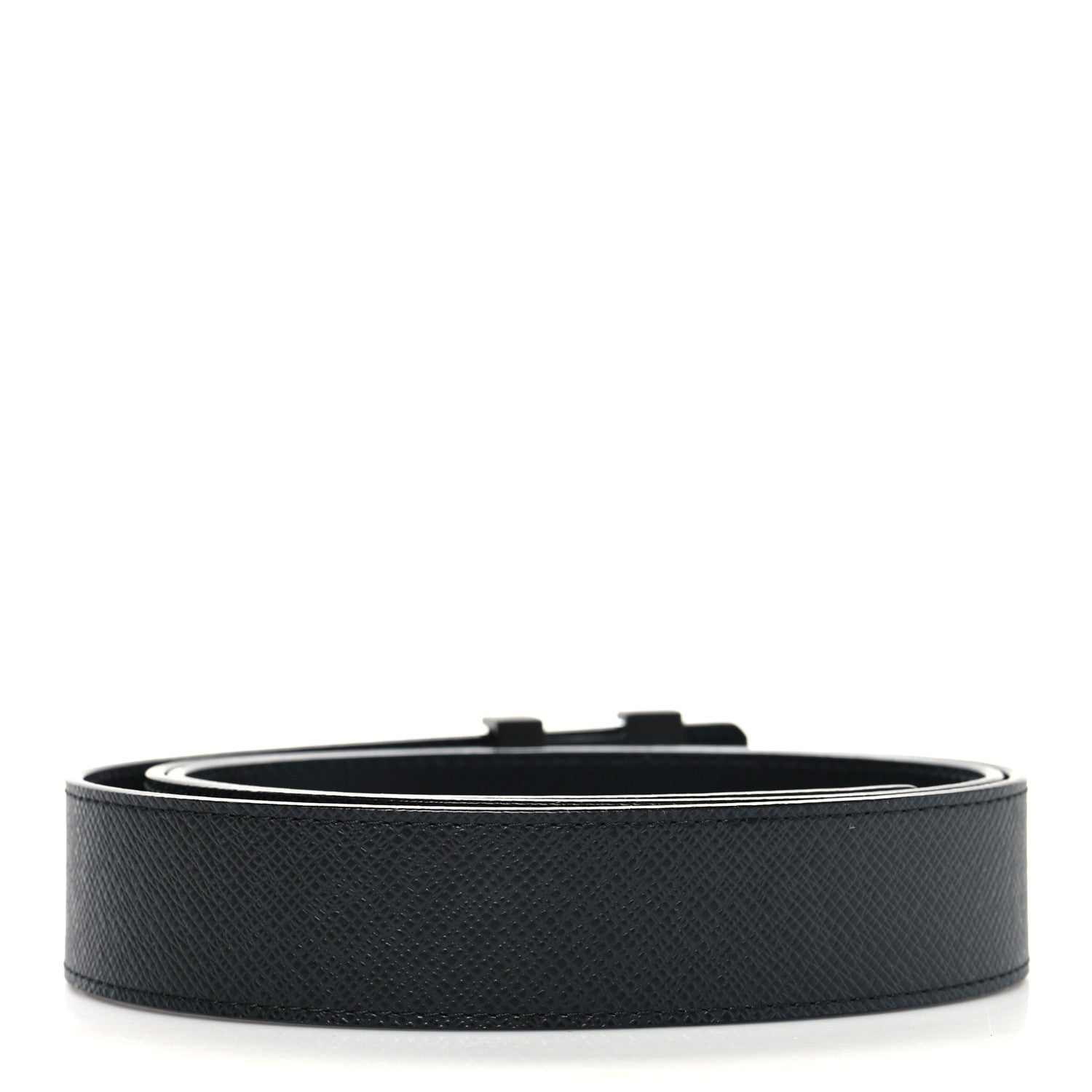 Louis Vuitton Taiga 35mm LV Initiales Belt 105 42 Black 2 of 6