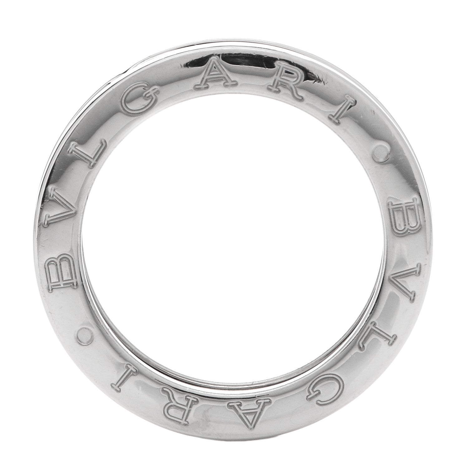Bulgari 18K White Gold B.Zero1 One-Band Ring 53 6.5 4 of 5