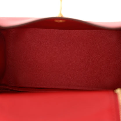 Hermes Swift Mini Lindy 20 Rouge Piment 5 of 11