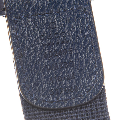 Gucci GG Supreme Kaleidoscope Calfskin Gucci 100 Script Logo Belt Bag 110 44 Blue Orange Multicolor Blue Agata 6 of 8