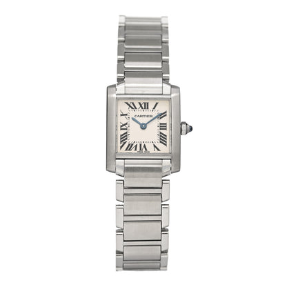 Cartier Stainless Steel 20mm Tank Francaise Quartz Watch 1 of 4