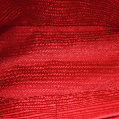 Prada Saffiano Lux Large Tote Fuoco 5 of 15