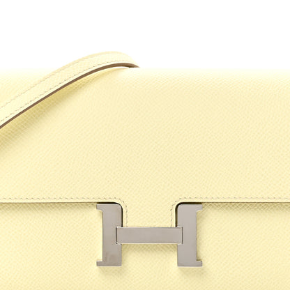 Hermes Epsom Constance Long Wallet To Go Wallet Jaune Milton 7 of 9