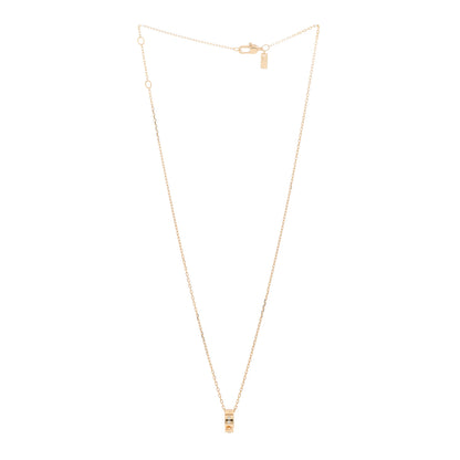 Gucci 18K Rose Gold Diamond Icon Amore Pendant Necklace 3 of 6