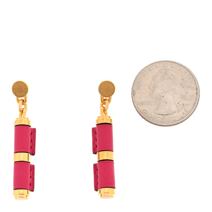 Hermes Swift PM Charniere Earrings Rose Mexico 2 of 4