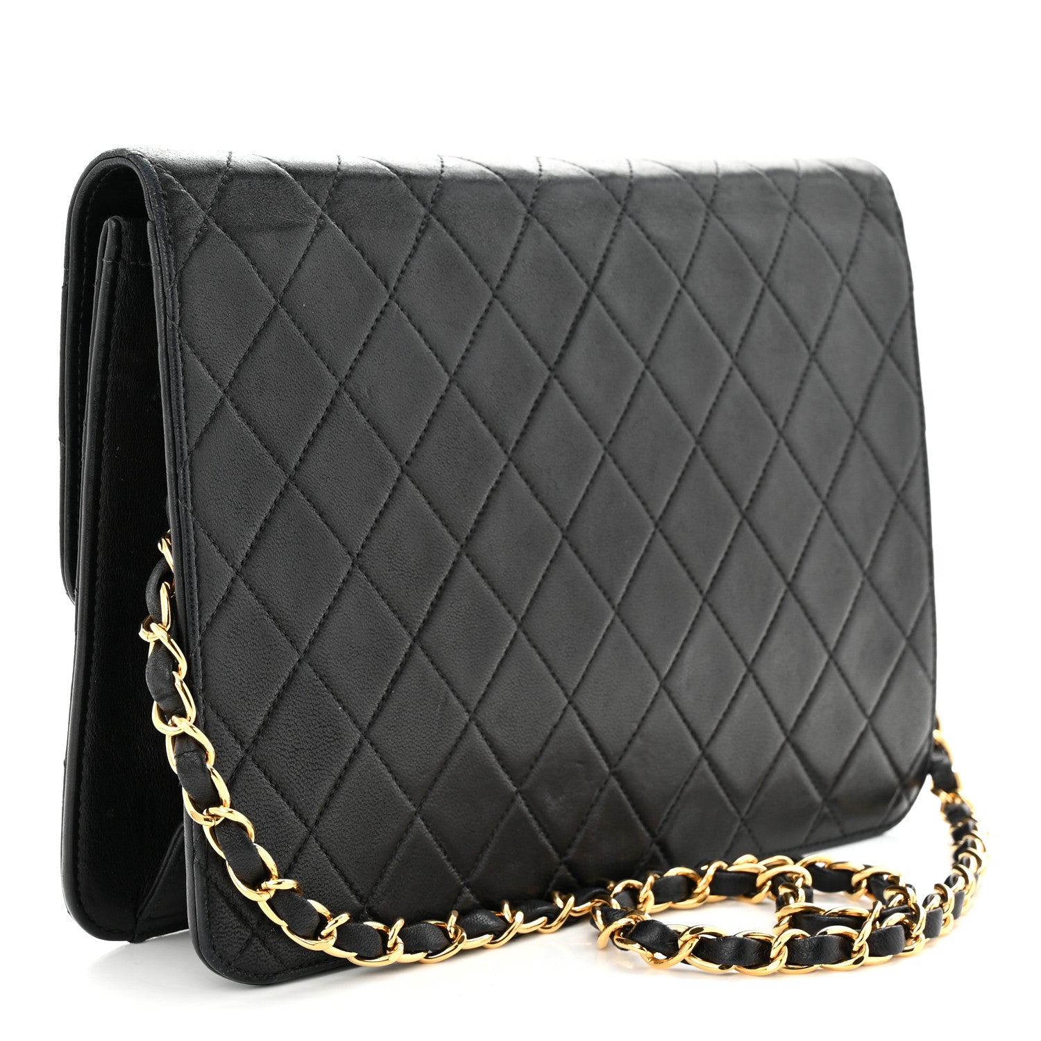 Chanel Lambskin Quilted Jumbo Single Flap Black 3 of 10