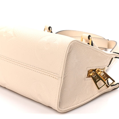 Louis Vuitton Empreinte Monogram Giant OnTheGo East West Creme 9 of 9