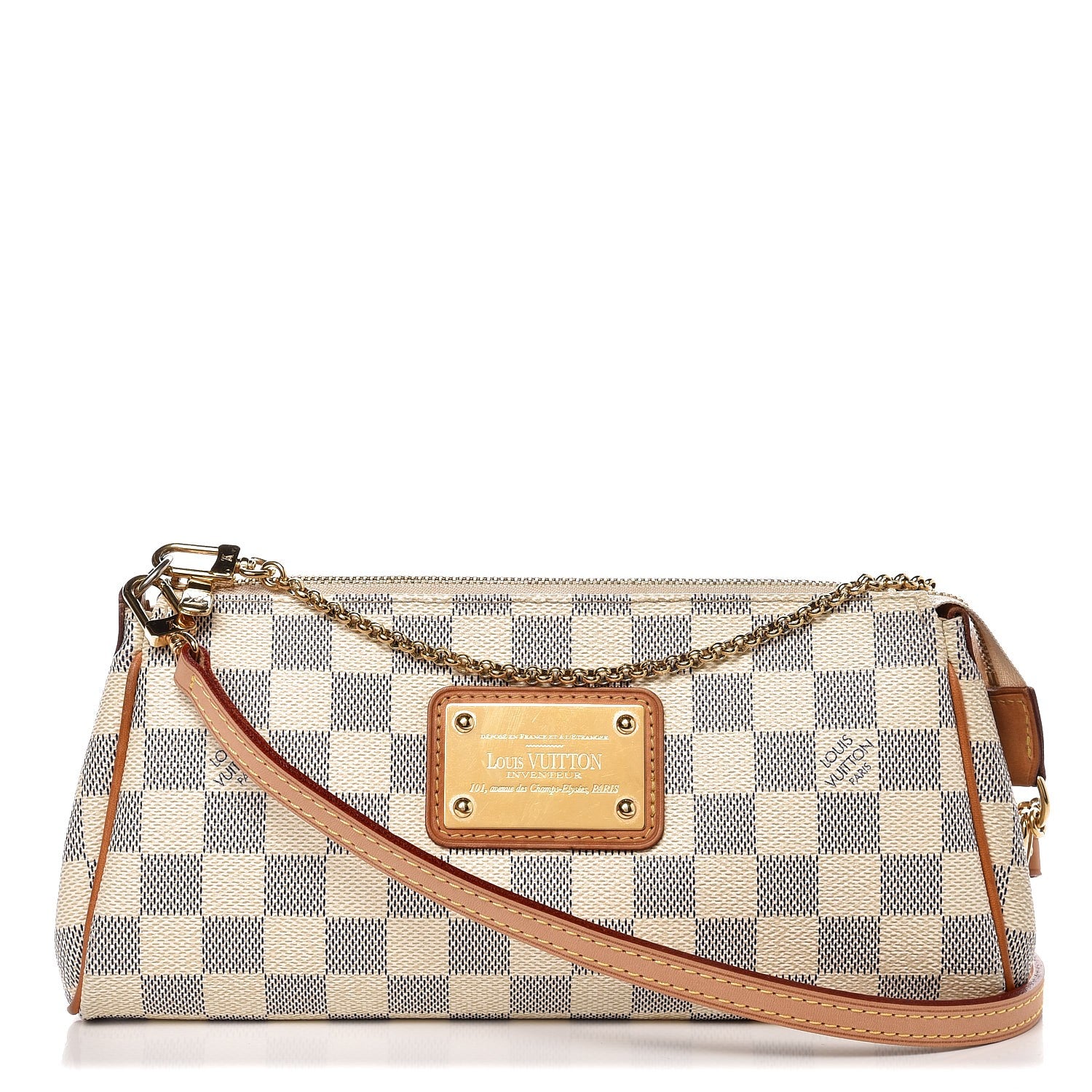 Louis Vuitton Damier Azur Eva Clutch 1 of 11