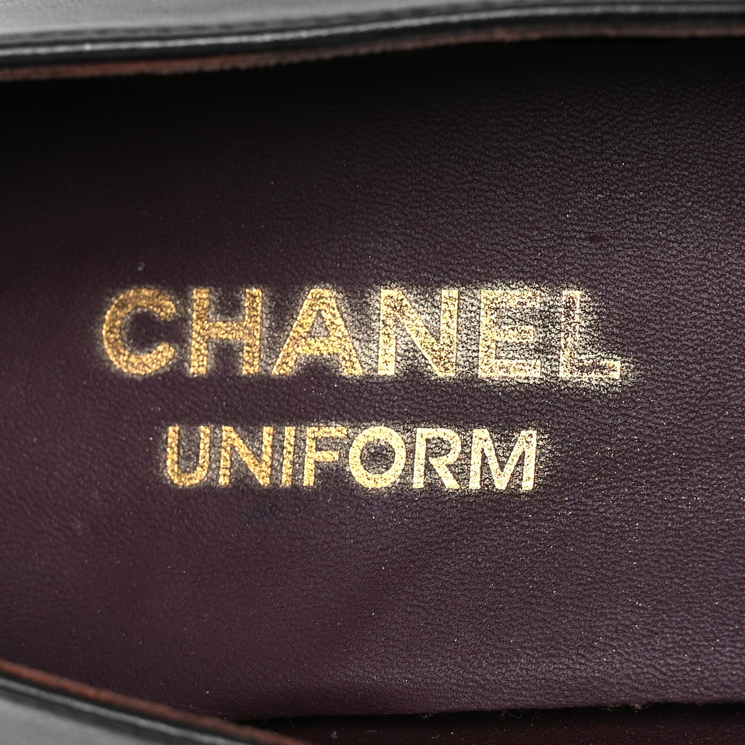 Chanel Lambskin Cap Toe CC Uniform Ballerina Flats 38 Black 9 of 15