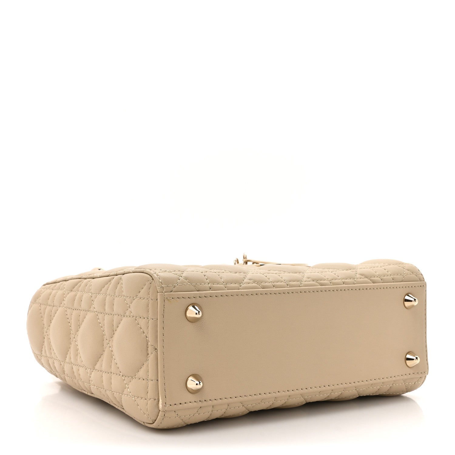 Christian Dior Lambskin Cannage Small My ABCDior Lady Dior Corda 4 of 13