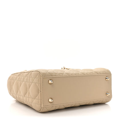 Christian Dior Lambskin Cannage Small My ABCDior Lady Dior Corda 4 of 13