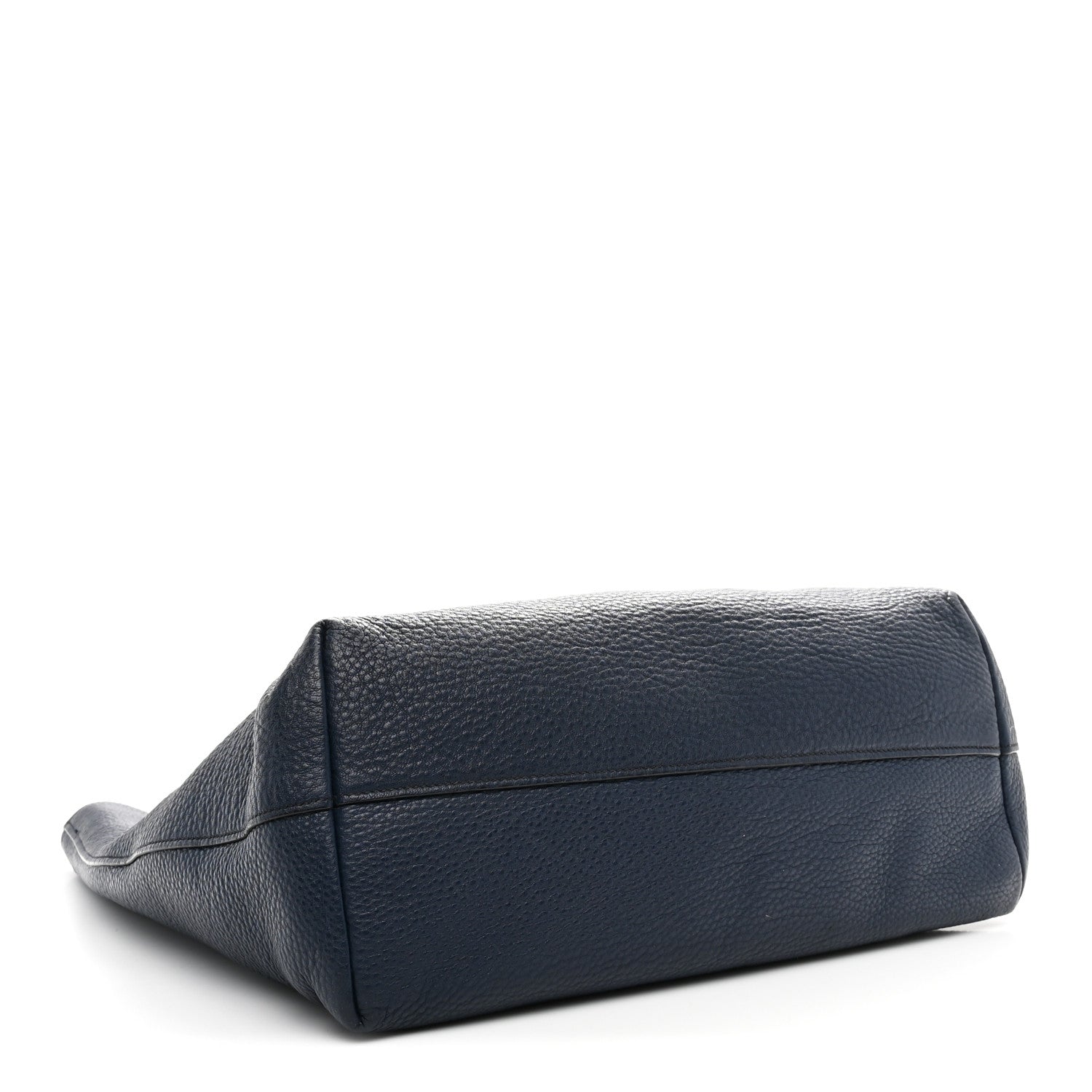 Prada Vitello Daino Pocket Shopping Tote Baltico 4 of 11