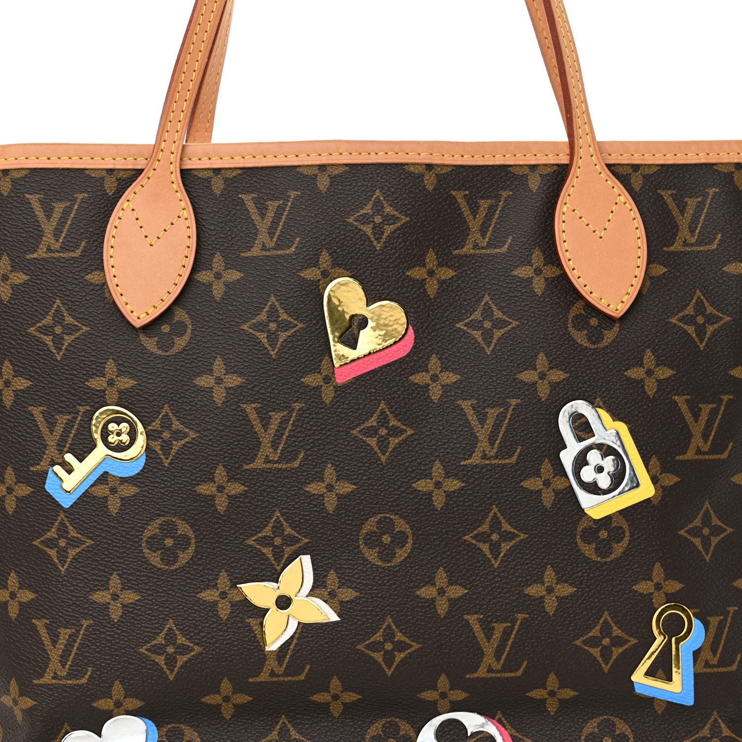 Louis Vuitton Monogram Love Locks Neo Neverfull MM 8 of 11