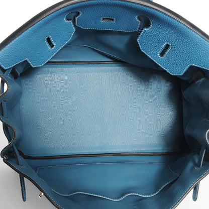 Hermes Togo Birkin 35 Blue Jean 28 of 28
