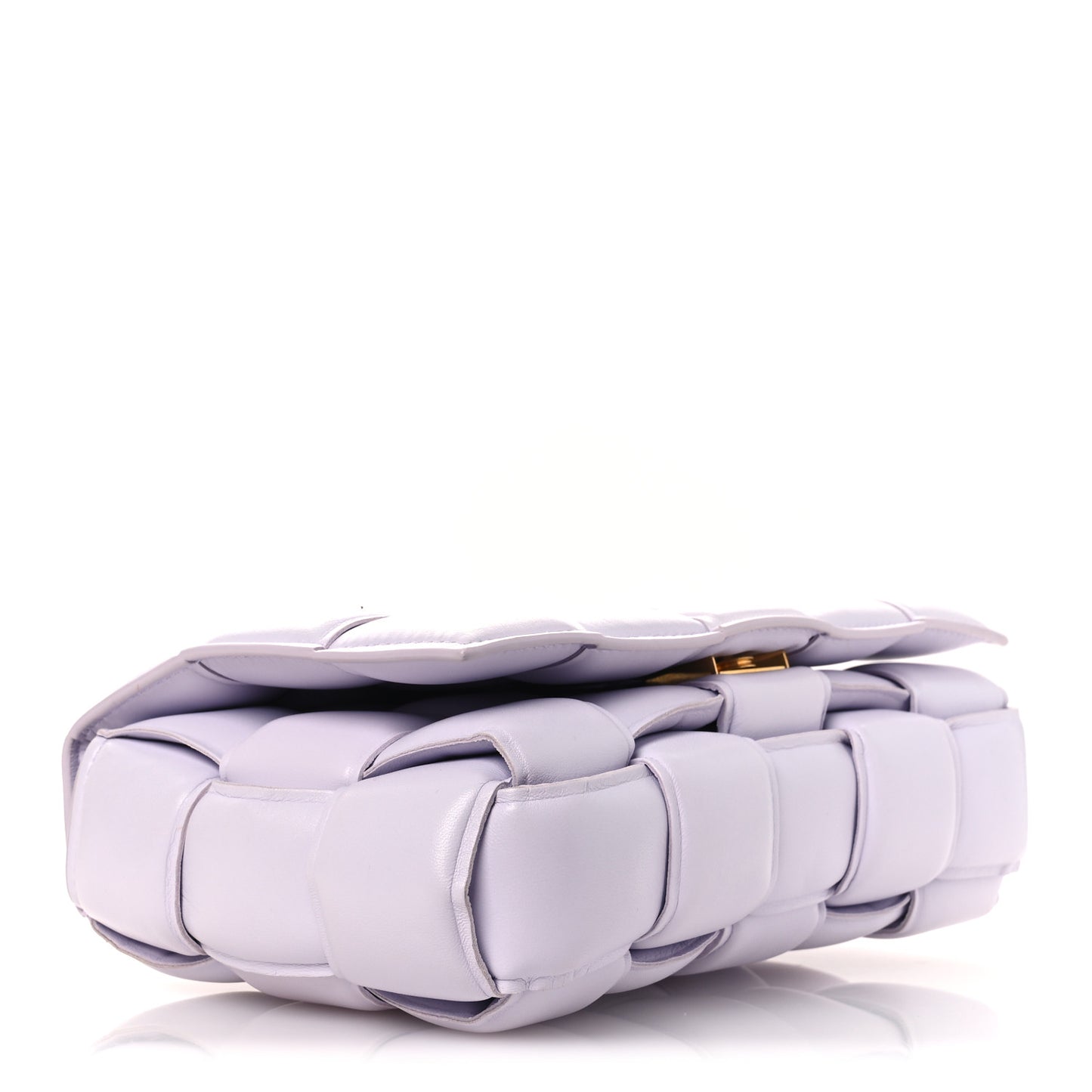 Nappa Maxi Intreccio Padded Cassette Crossbody Bag Mirth Washed
