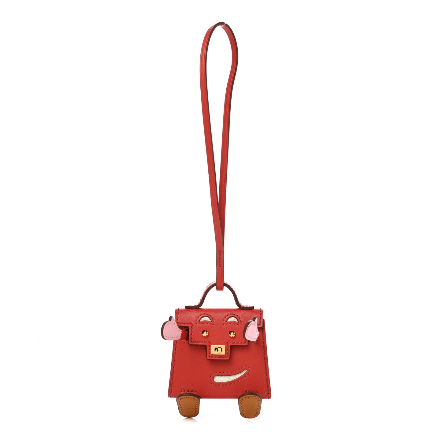 Tadelakt Chevre Mysore Kelly Quelle Idole Bag Charm Rose Sakura Sanguine Nata Sesame