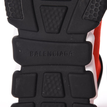 Balenciaga Neoprene Knit Womens Speed Cuffed Sneakers 39 Red Black White 6 of 8
