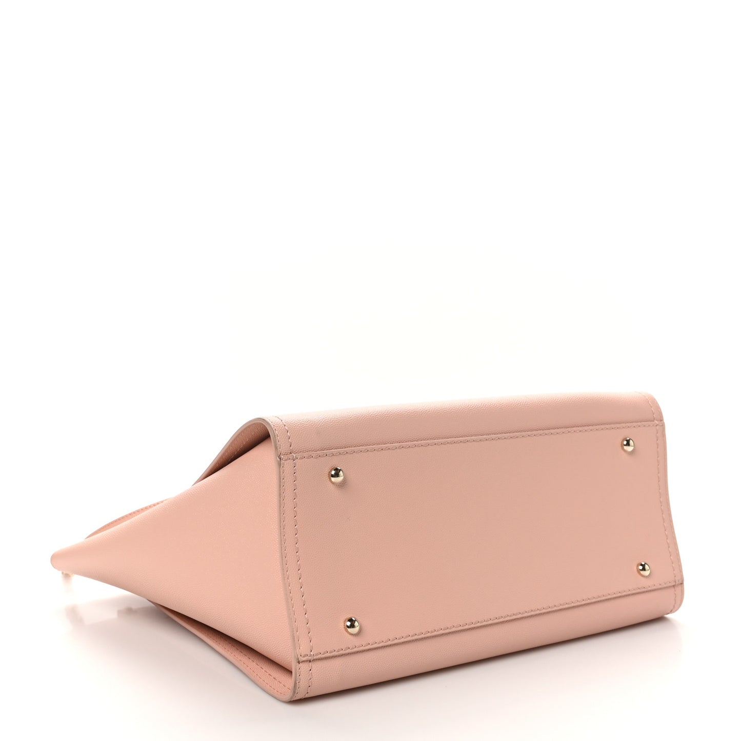 Caviar Small Studded Deauville Tote Light Pink