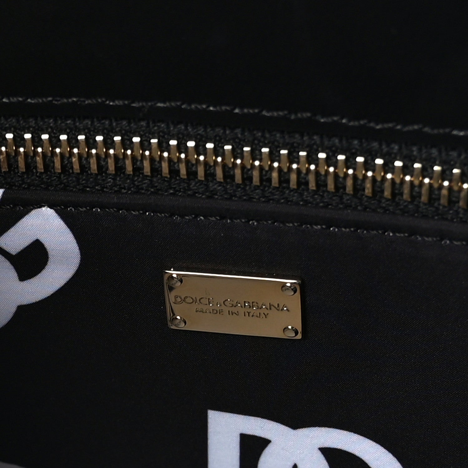 Dolce & Gabbana Calfskin DG Logo Shopper Tote Black 6 of 9