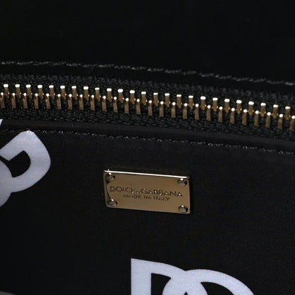 Dolce & Gabbana Calfskin DG Logo Shopper Tote Black 6 of 9