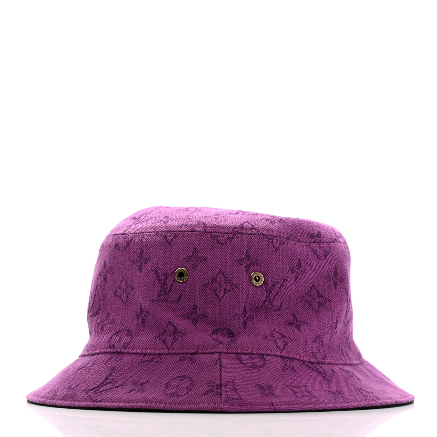 Louis Vuitton Monogram Denim Transformable Bob Bucket Hat M Purple 5 of 9