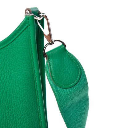 Hermes Taurillon Clemence Evelyne III PM Vert Menthe 9 of 28