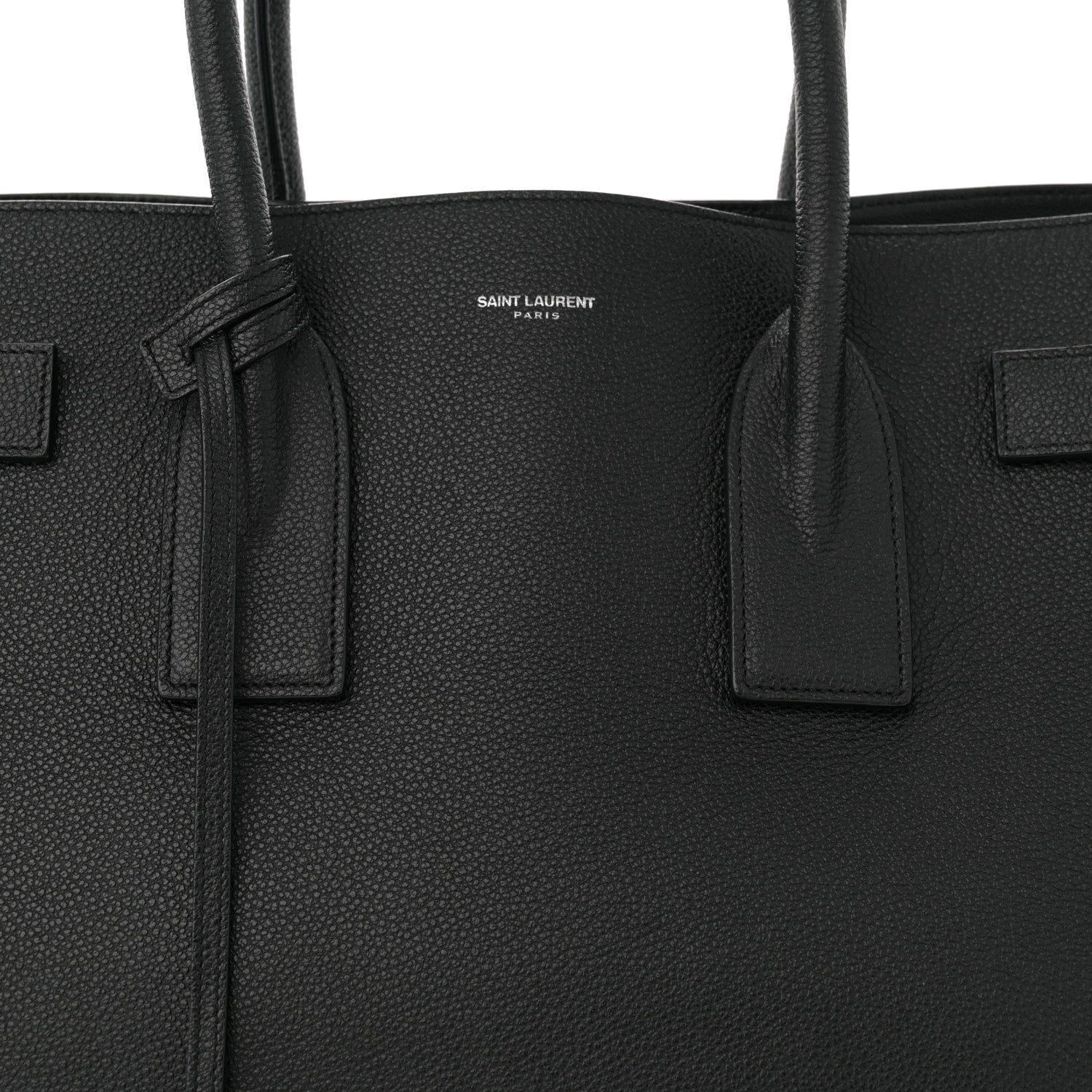 Saint Laurent Calfskin Large Sac de Jour Carryall Black 8 of 13