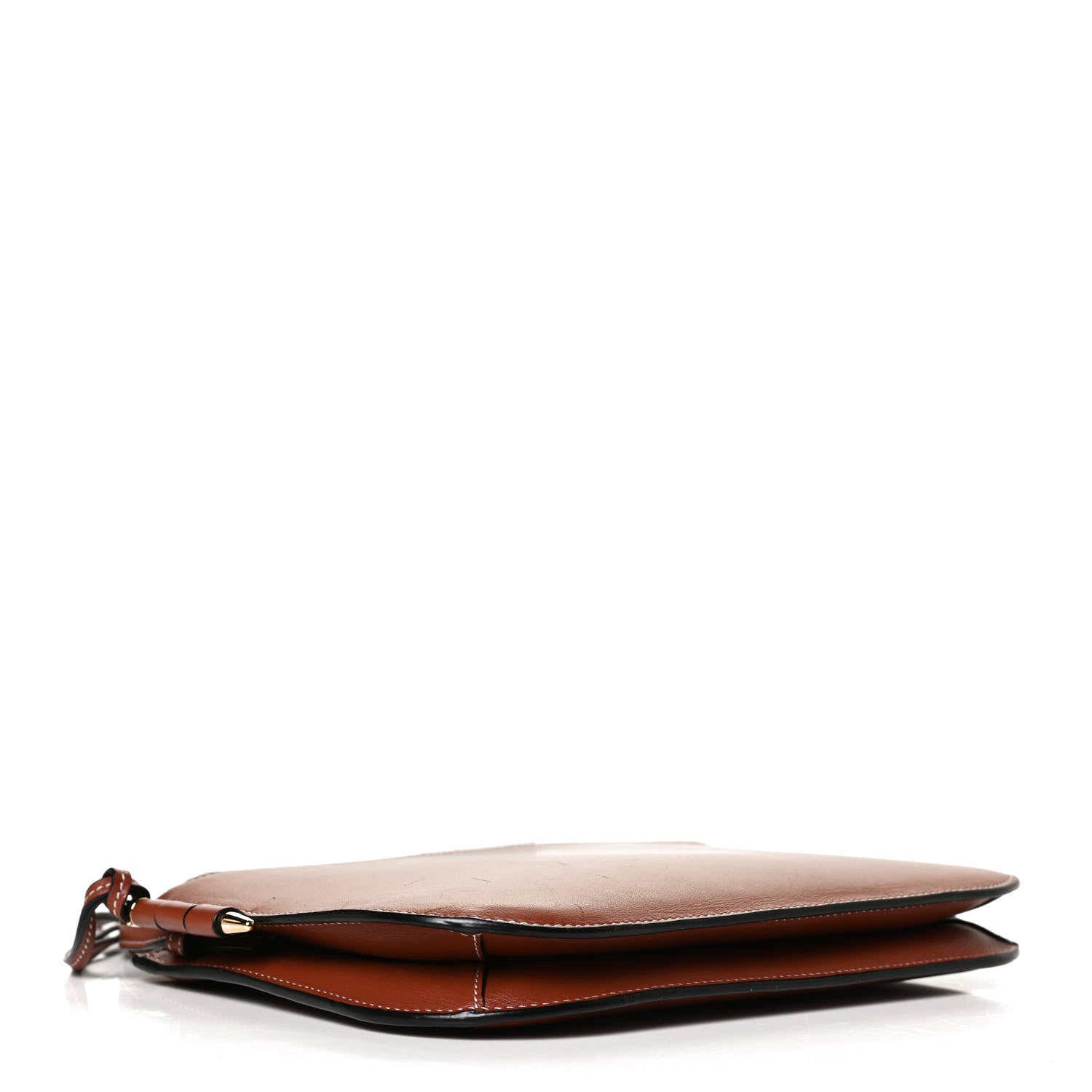 Loewe Calfskin Gate Double Zip Pouch Crossbody Brick 4 of 12